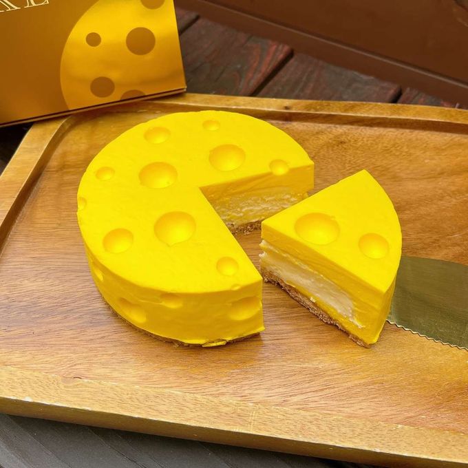 まるでチーズみたいなチーズケーキ  4