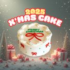 リボン クリスマスケーキ 2025 1
