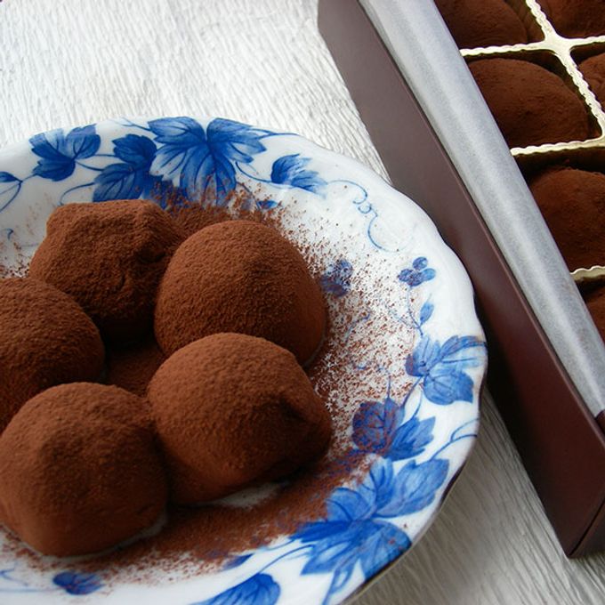 【菓匠 寿々木】和菓子屋さんがまじめに作った 生チョコ餅 こころ 5粒入