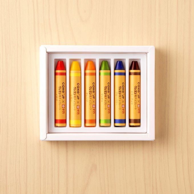 《チャリティーサンタ会員様特別価格》【サクラクレパスコラボ】クレヨン風チョコレート＆お絵描きサブレセット 6