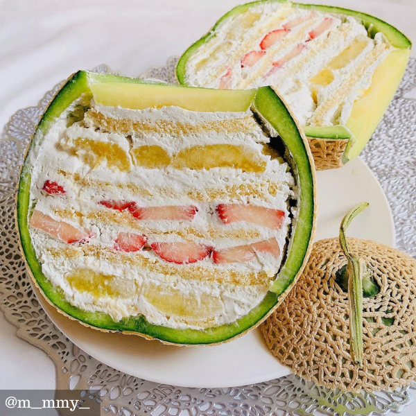 まるごとメロンケーキ（Cake.jp ORIGINAL） | Cake.jp