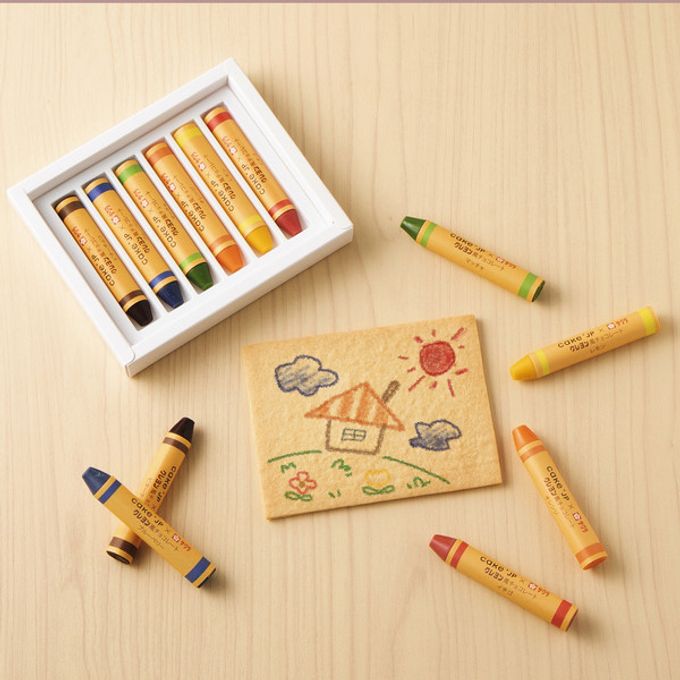 《チャリティーサンタ会員様特別価格》【サクラクレパスコラボ】クレヨン風チョコレート＆お絵描きサブレセット 3