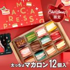 【クリスマス】限定 12個セット MACAPRESSO マカロン トゥンカロン 太っちょマカロン クリスマス2024 1