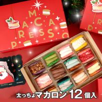 【クリスマス】限定 12個セット MACAPRESSO マカロン トゥンカロン 太っちょマカロン