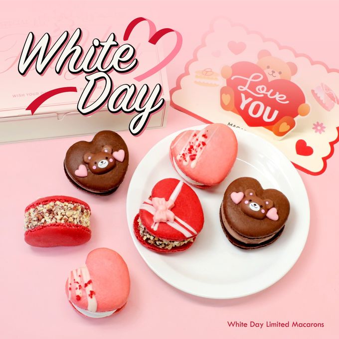  【限定】ハート マカロン 3種 6個セット 太っちょマカロン   2