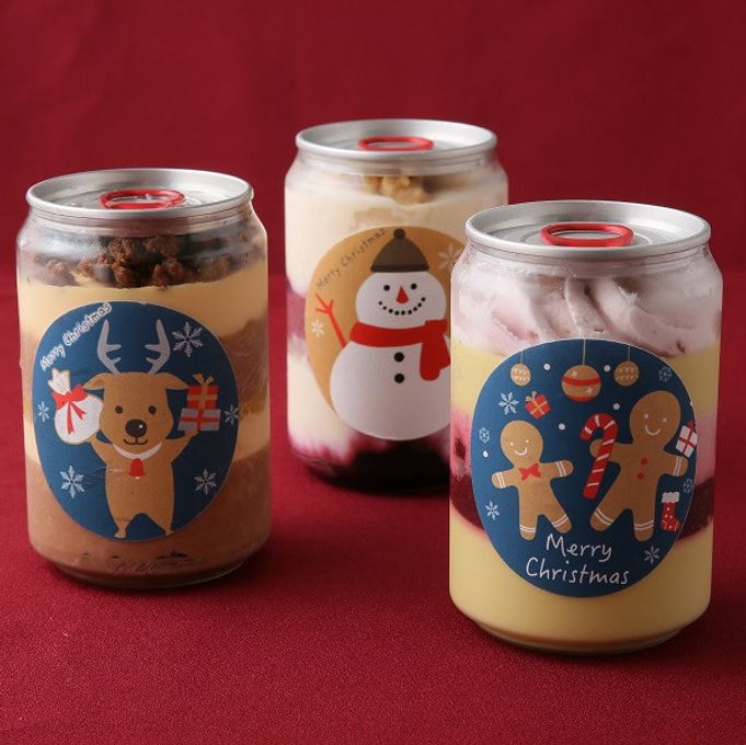 【パティスリーラヴィアンレーヴ】クリスマスケーキ缶 3種 3