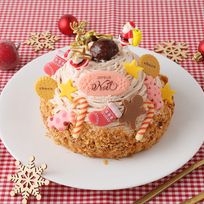 【パティスリーラヴィアンレーヴ】みんなで飾ろう！クリスマスモンブラン 5号