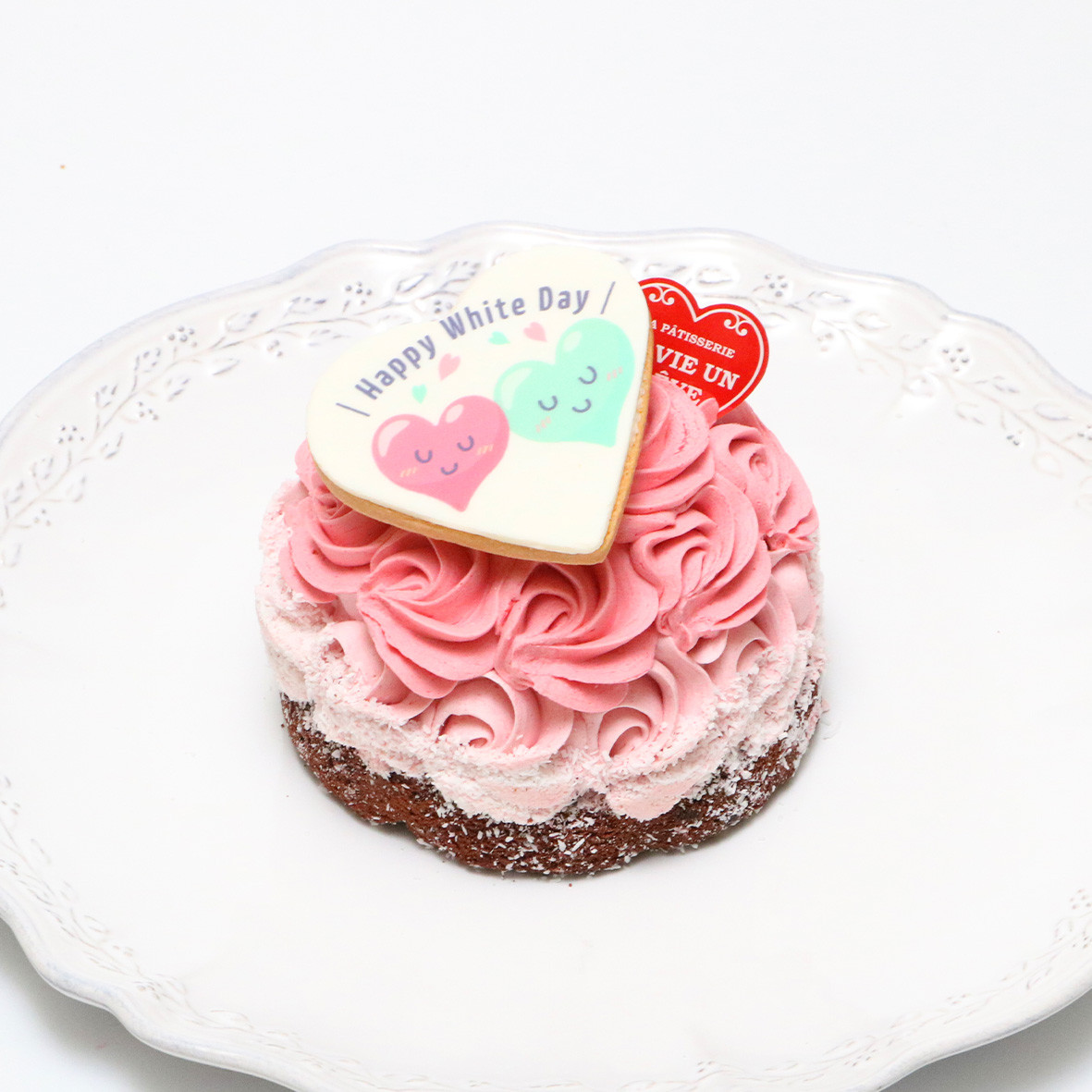 パティスリーラヴィアンレーヴ】ホワイトデー ローズブーケケーキ 4号