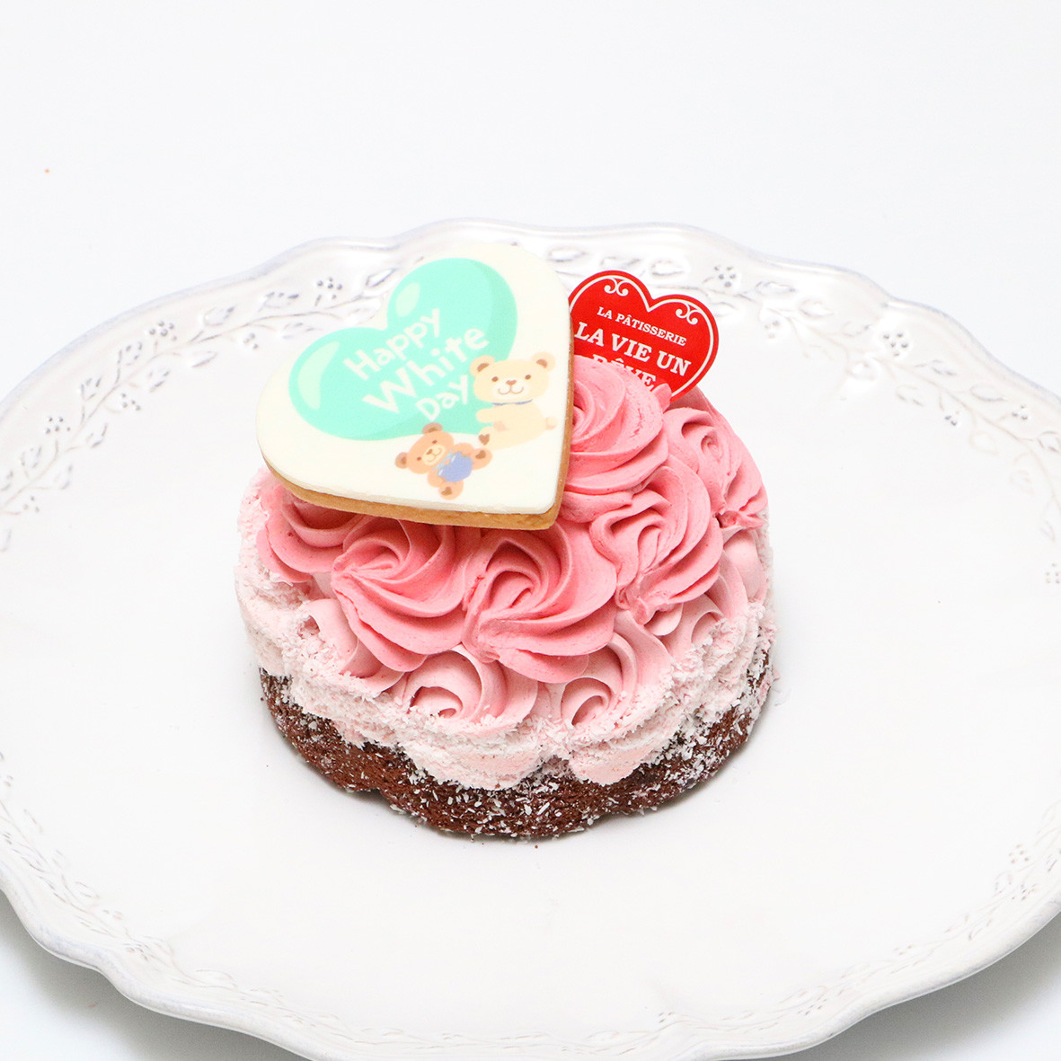 パティスリーラヴィアンレーヴ】ホワイトデー ローズブーケケーキ 4号