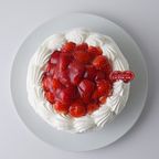 【都内の人気店・パティスリーラヴィアンレーヴ】感謝状ケーキ♪ ショートケーキ 5号  3