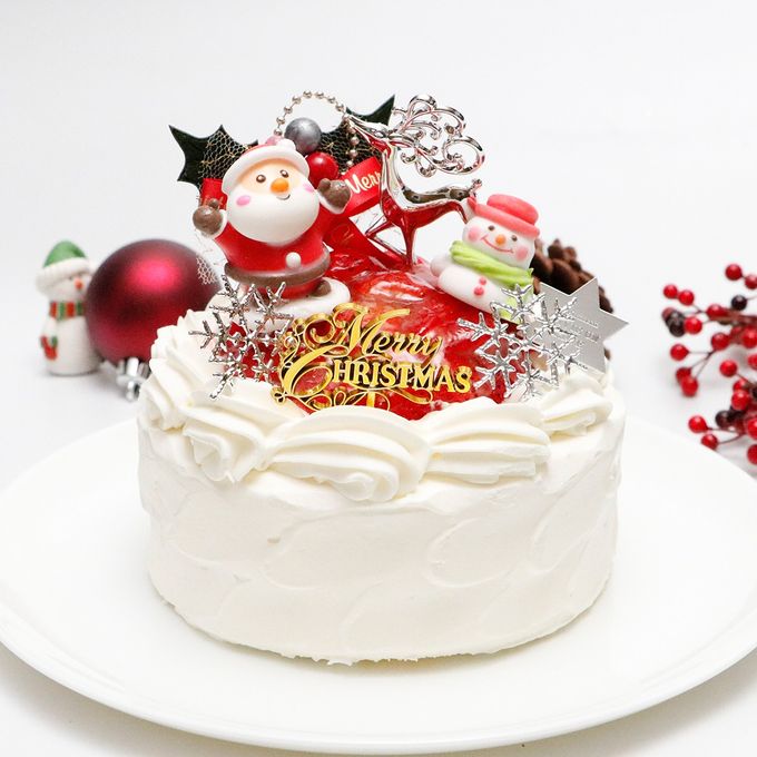 【都内の人気店・パティスリーラヴィアンレーヴ】クリスマス苺のショートケーキ 4号 2025 3