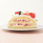 【都内の人気店・パティスリーラヴィアンレーヴ】母の日 カーネーションショートケーキ 4号 《Cake.jp限定》  5