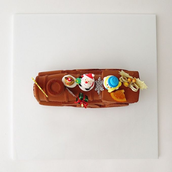 【パティスリーラヴィアンレーヴ】サンタを乗せて汽車が走り出す♪サンタの汽車旅行チョコレートケーキ クリスマス2023 4