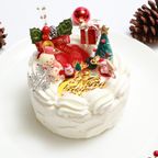 【都内の人気店・パティスリーラヴィアンレーヴ】クリスマス苺のショートケーキ 4号 クリスマス2024 1