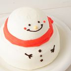 【都内の人気店・パティスリーラヴィアンレーヴ】雪だるまの太っちょケーキ 5号 母の日2024 2