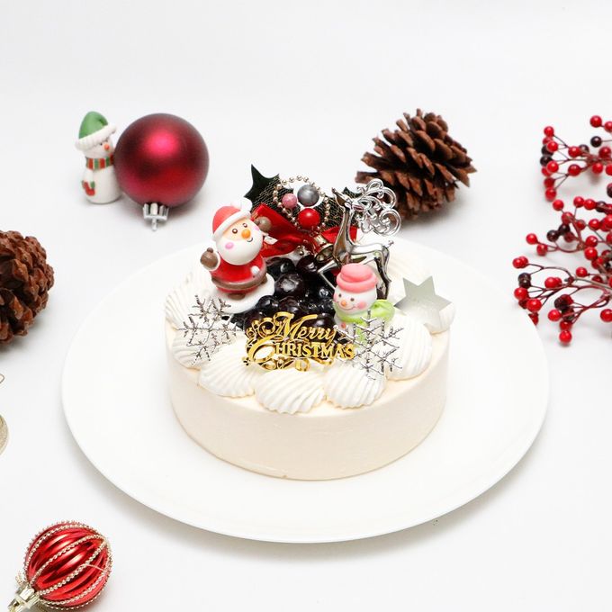 【都内の人気店・パティスリーラヴィアンレーヴ】フロマージュ・クリュ 5号 クリスマス2025 2