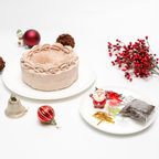 【都内の人気店・パティスリーラヴィアンレーヴ】ベルギー産ショコラを使用したクリスマスチョコケーキ 4号 2025 3