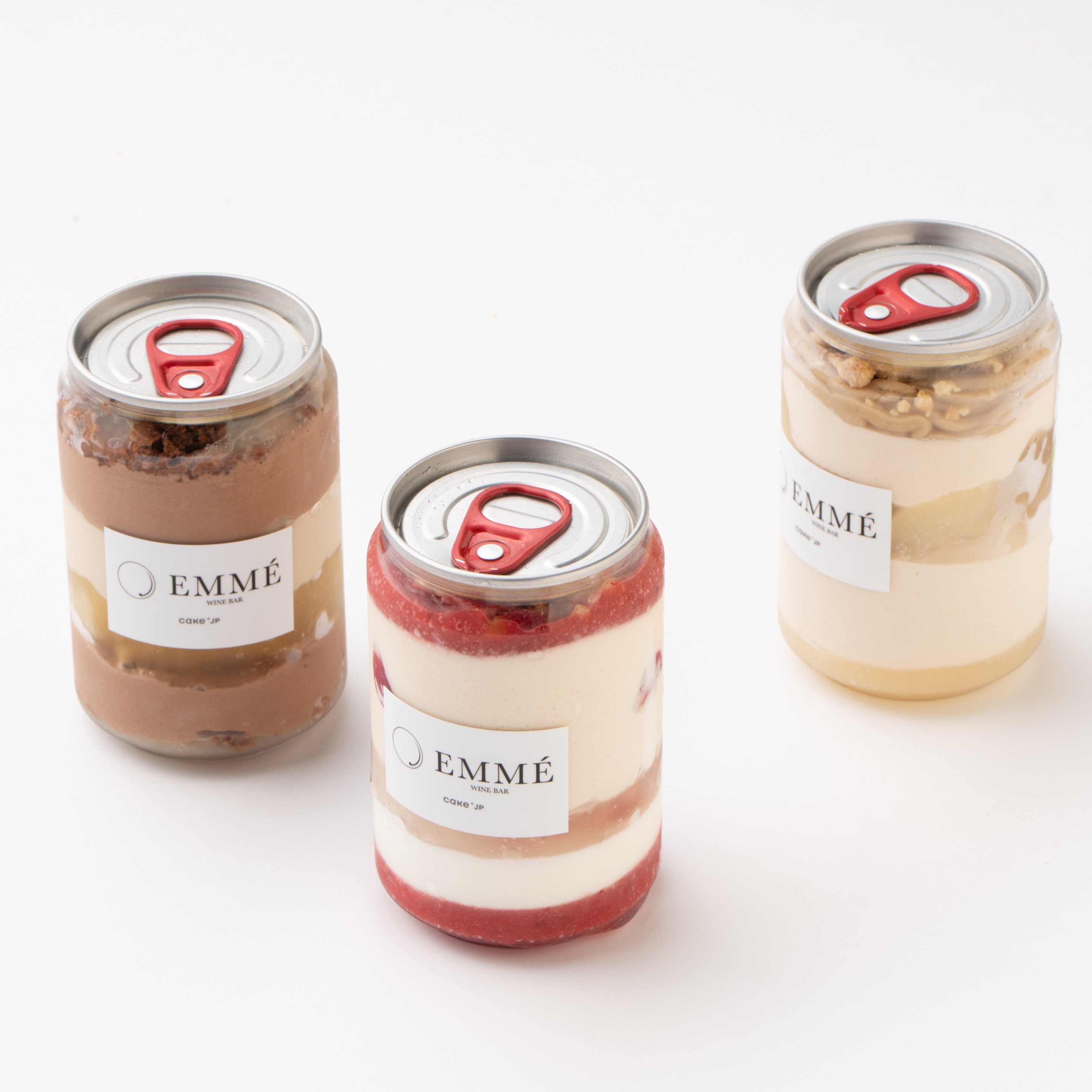 表参道の人気スイーツ店 EMME監修のケーキ缶 小サイズ250ml 3缶