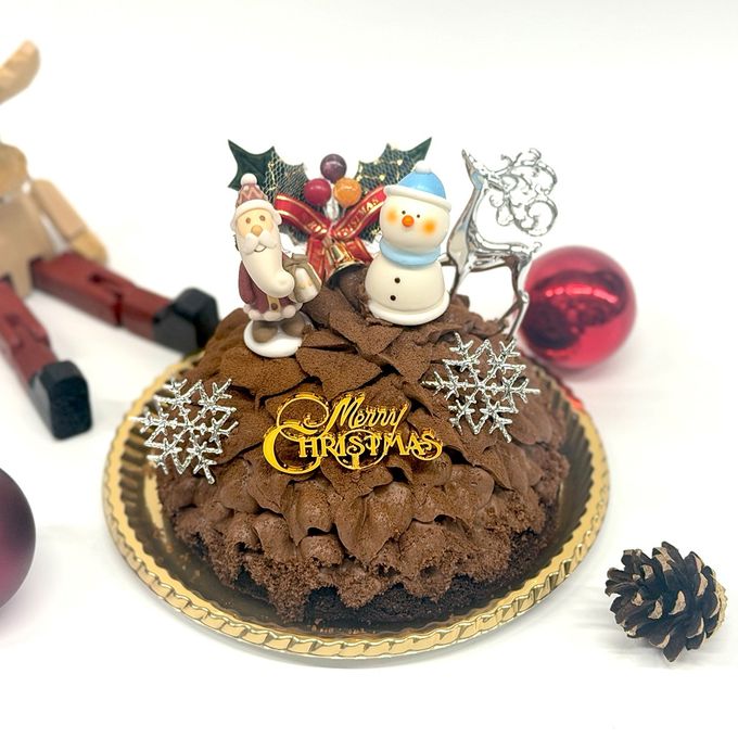 【都内の人気店・パティスリーラヴィアンレーヴ】カフェ・ショコラ5号  クリスマス2025 1