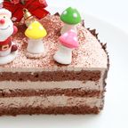 【都内の人気店・パティスリーラヴィアンレーヴ】クリスマス切り株チョコレートケーキ 4号 クリスマス2024 3