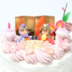 【都内の人気店・パティスリーラヴィアンレーヴ】可愛いデコレーション！ひな祭りケーキ 6号  3