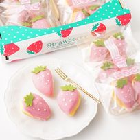 【SIUNAUS SWEETS】いちごドーナツ24個セット  