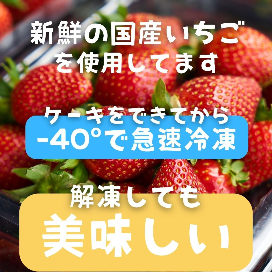 小麦、乳、卵不使用》いちご ショートケーキ＜4号サイズ＞【ベビー