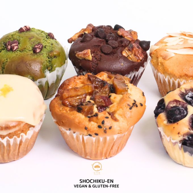 送料無料のマフィンセット 《全種類＊２個→14個》 Vegan and Gluten-free Muffins 1