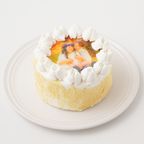 【白砂糖不使用】豆乳クリームファーストバースデー写真ケーキ 4号 2