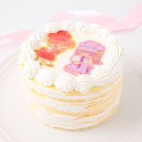 【お好きな写真でお届けします♪】ミルクレープケーキ 4号