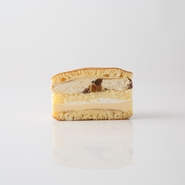 【お好きな画像で楽しめる！】秋の味覚どら焼きケーキ（直径8cm） 4個入（プリントアイシングクッキー付 かぼちゃ 渋皮栗 黄栗 きなこ） 6