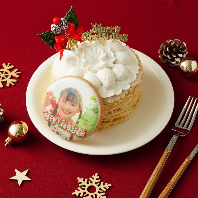 【店頭受取】豆乳クリームのクリスマスデコレーション 4号  1