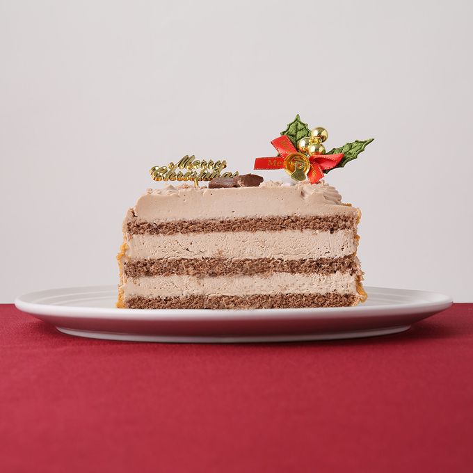 【お好きな画像でお作りします】クリスマス写真クッキーケーキ チョコレート 5号 5