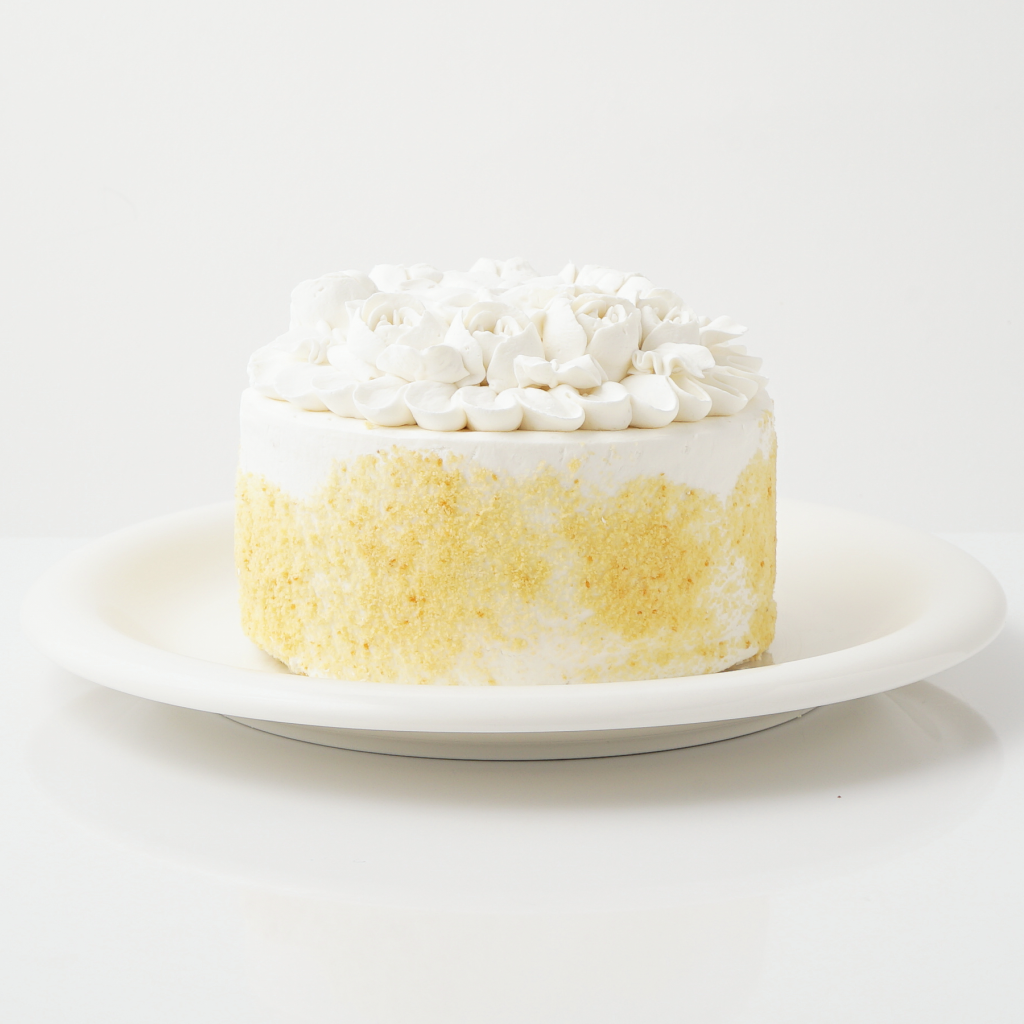【白砂糖不使用】写真付き豆乳クリームフラワーケーキ 4号 ファーストバースデーにおすすめ 6