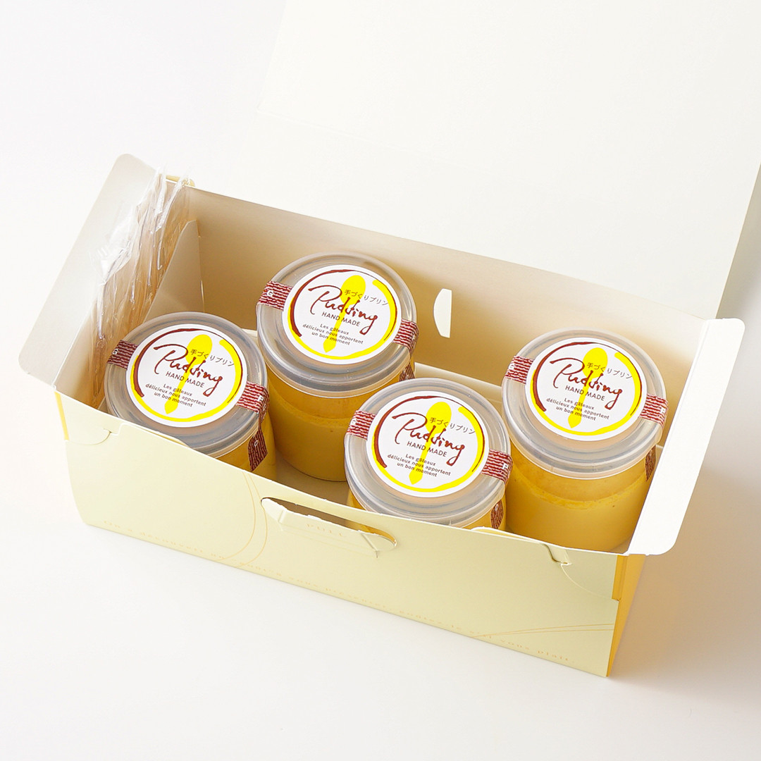 きゃらめるぷりん。 贅沢キャラメルプリン 4個入 （パティスリー&カフェ ピエール） | Cake.jp