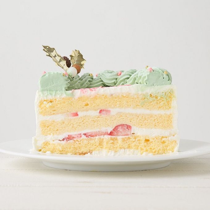 【Cake.jp限定】【センイルケーキ】リースがかわいいセンイルケーキ 4号 クリスマス2023 4