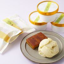 【和栗や Mont Blanc STYLE】栗薫＆栗薫アイス Bセット（冷凍）お中元2025