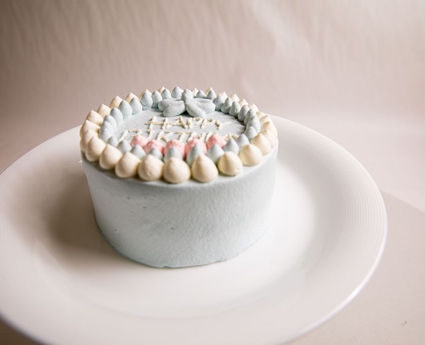 天然色素を使用！！センイルケーキ 青い雲のケーキ 4号 12cm 4