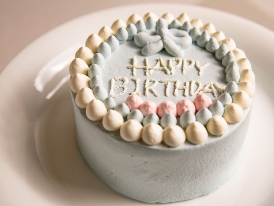 天然色素を使用！！センイルケーキ 青い雲のケーキ 4号 12cm 3