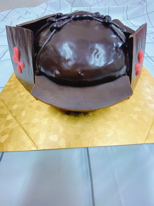 兜 チョコレートケーキ 5