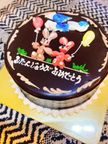 うさぎデザインのチョコレートクリームデコレーション 4号 12cm   5