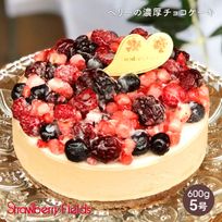 ベリーの濃厚チョコケーキ 5号 15cm 〔ベリーの濃厚チョコケーキ〕