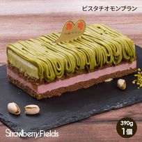 極ピスタチオモンブランケーキ  ストロベリーフィールズ  〔ピスタチオモンブランケーキ〕
