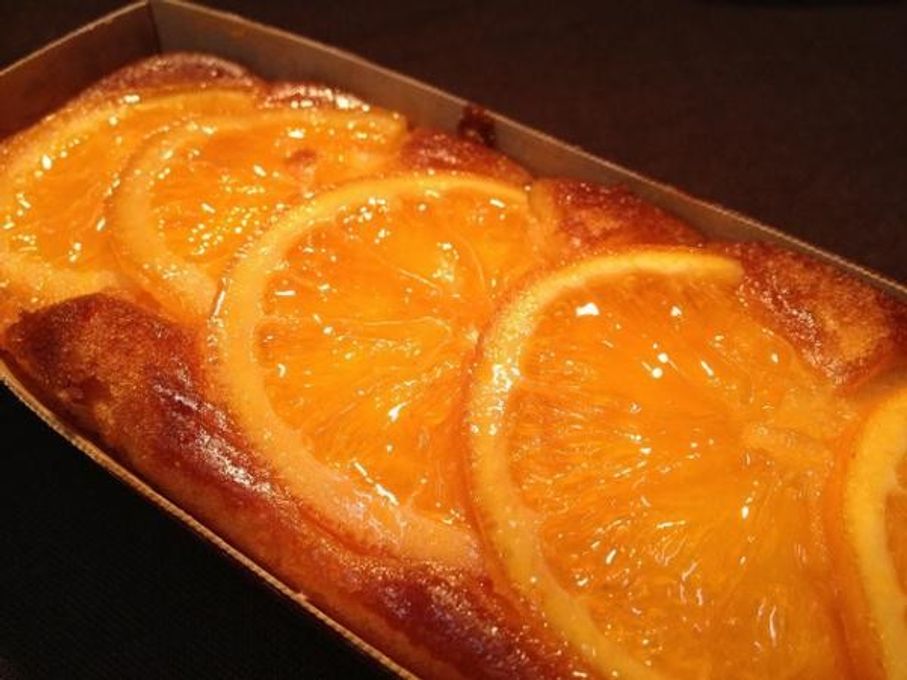 旬のオレンジを使用したパウンドケーキ 1