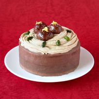 《クリスマス》お米のモンブランケーキ《グルテンフリー》 4号 クリスマス2025