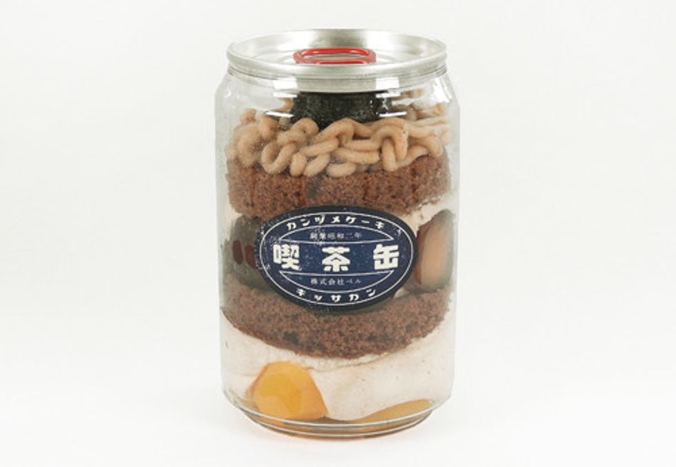 喫茶缶 4個入（クリームソーダ・プリンアラモード・ショートケーキ・モンブラン） 5