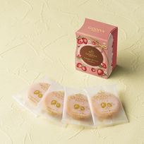 【GODIVA】あまおう苺＆ホワイトチョコレートラングドシャクッキー（4枚入）