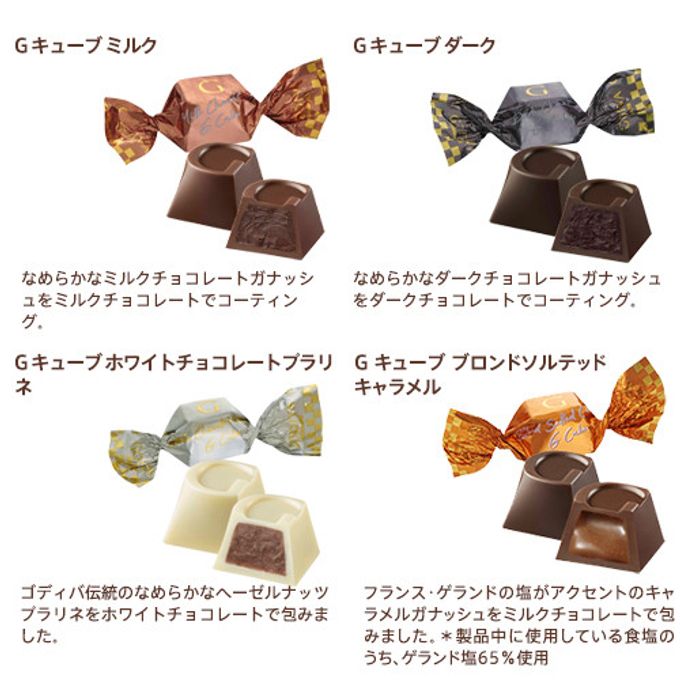 【GODIVA】【ミニバッグ付き】ゴディバ サマー コレクション -海水浴の思い出- G キューブ（10粒入） 2