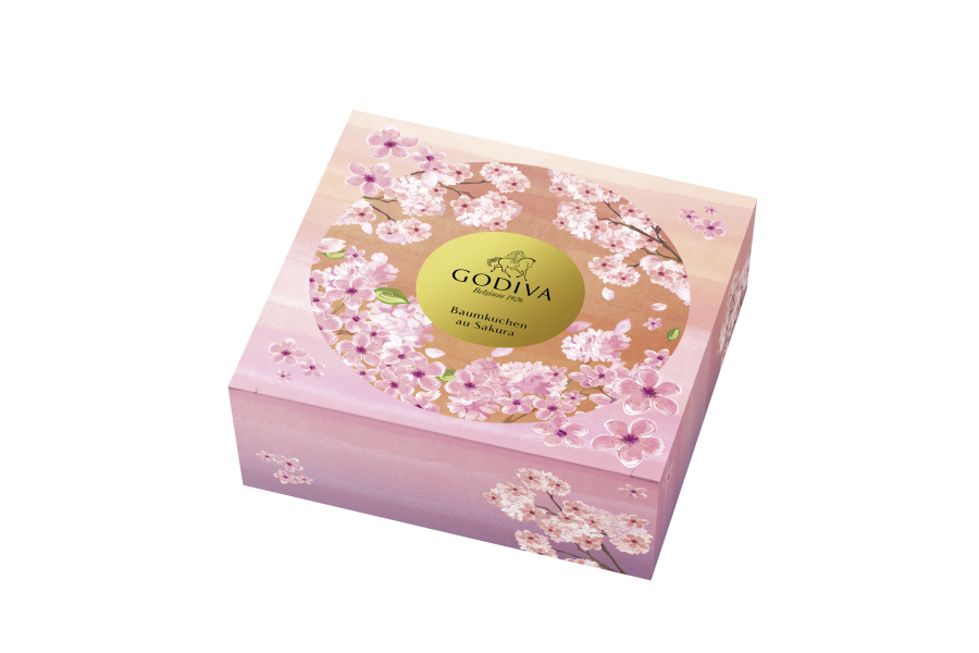 【GODIVA】バームクーヘン オ 桜 3