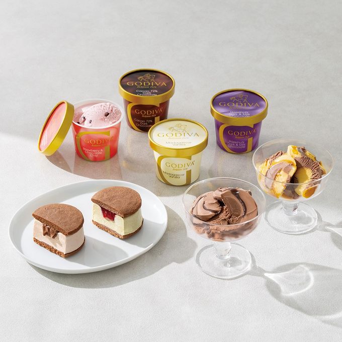 【GODIVA】カップアイス&サンドアイス（8個入​）父の日2026 4